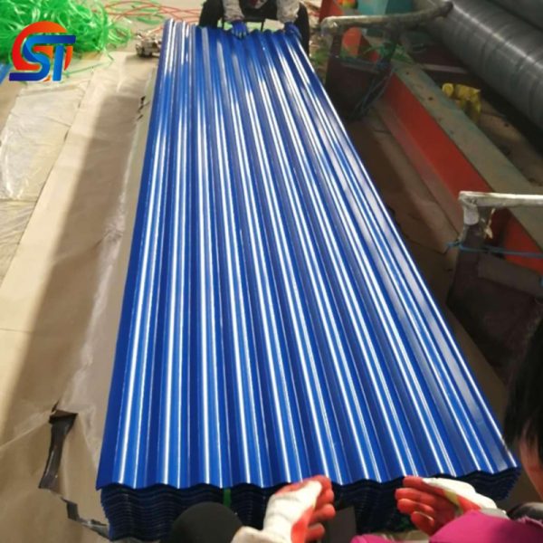 High Quality 600 to 1500mm Width SGCC Sgcd Sgce Corrugated Steel Building Roofing Sheet